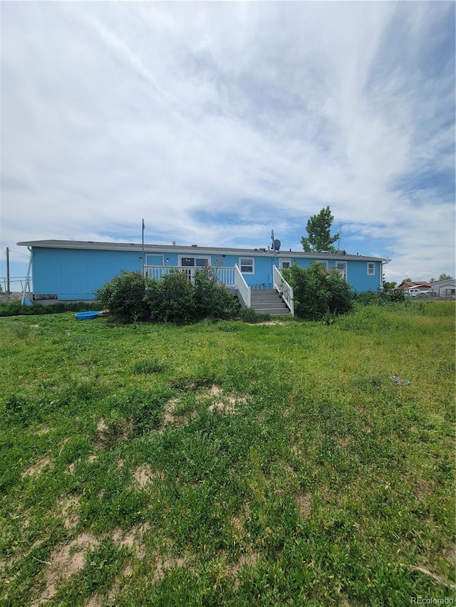 58117 E 42nd Dr, Strasburg, CO 80136 - view of green lawn