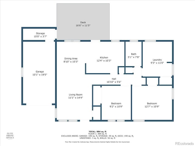 1568 S Osceola Way, Denver, CO 80219 - floor plan / room layout