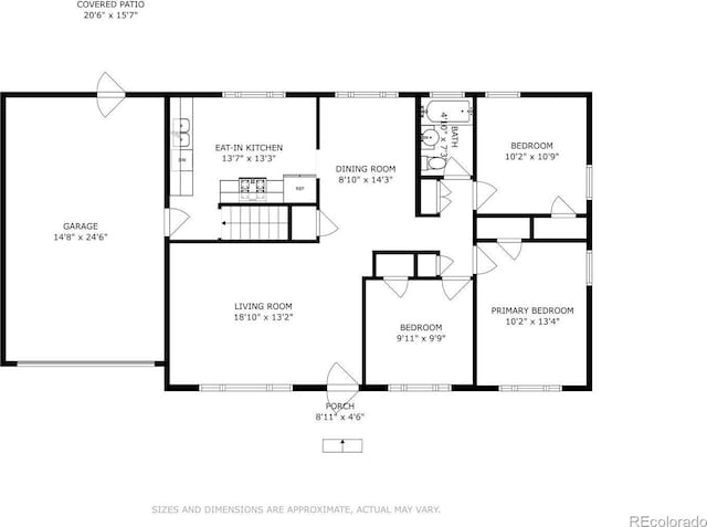 2792 S Stuart St, Denver, CO 80236 - room layout