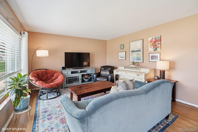 2792 S Stuart St, Denver, CO 80236 - living area with wood finished floors and baseboards