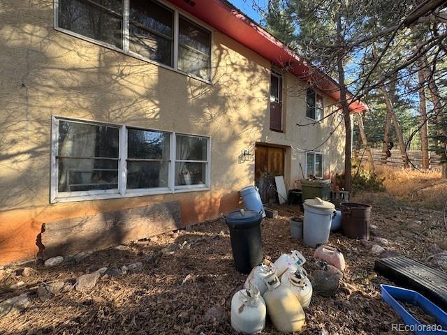 view of home's exterior featuring stucco siding