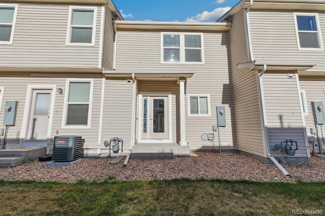 10578 Country Park Pt, Fountain, CO 80817 - back of house with central air condition unit