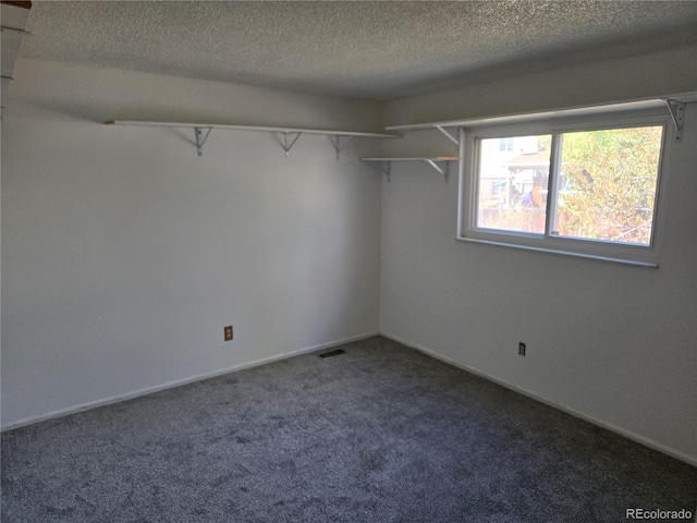 walk in closet with carpet floors