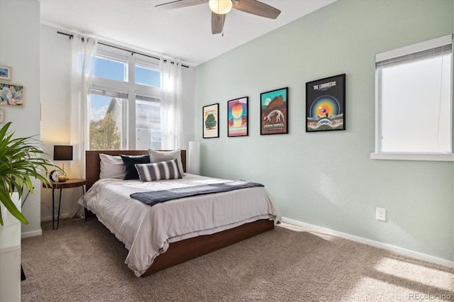 1702 W 66th Ave, Denver, CO 80221 - bedroom with a ceiling fan, baseboards, and carpet