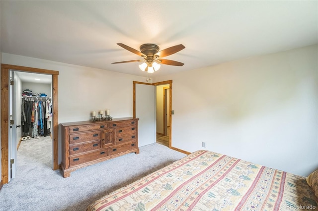 10462 Hoyt St, Westminster, CO 80021 - carpeted bedroom with a spacious closet, a closet, and ceiling fan
