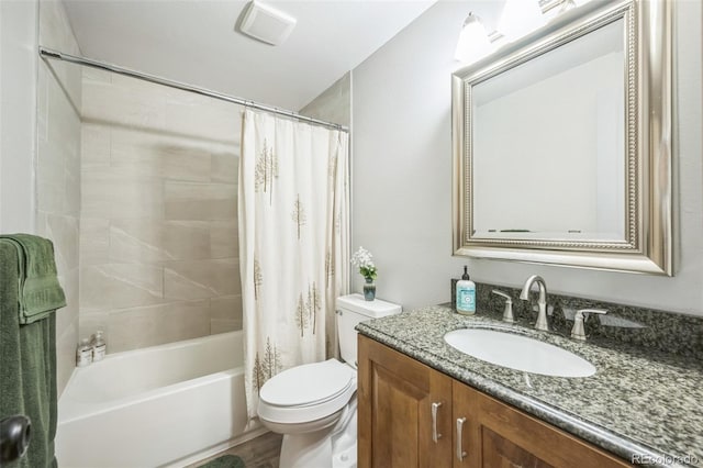 10462 Hoyt St, Westminster, CO 80021 - full bathroom featuring vanity and shower / bath combo