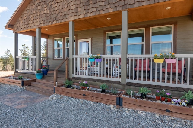 526 Wagon Wheel Rd, Hartsel, CO 80449 - view of porch