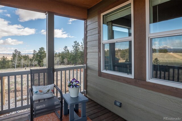 526 Wagon Wheel Rd, Hartsel, CO 80449 - view of deck