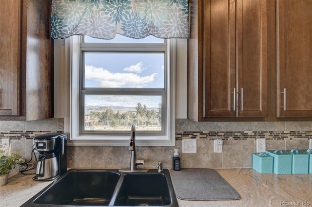 526 Wagon Wheel Rd, Hartsel, CO 80449 - kitchen with a sink and backsplash