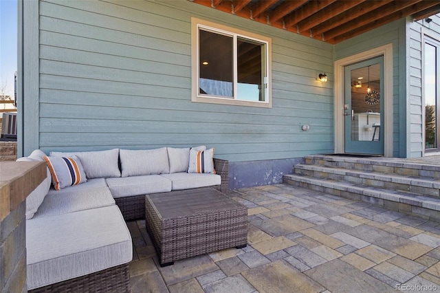 view of patio / terrace featuring outdoor lounge area