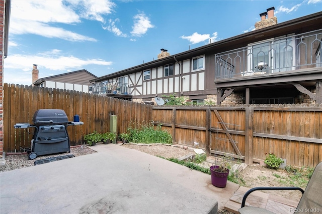 view of patio / terrace featuring area for grilling