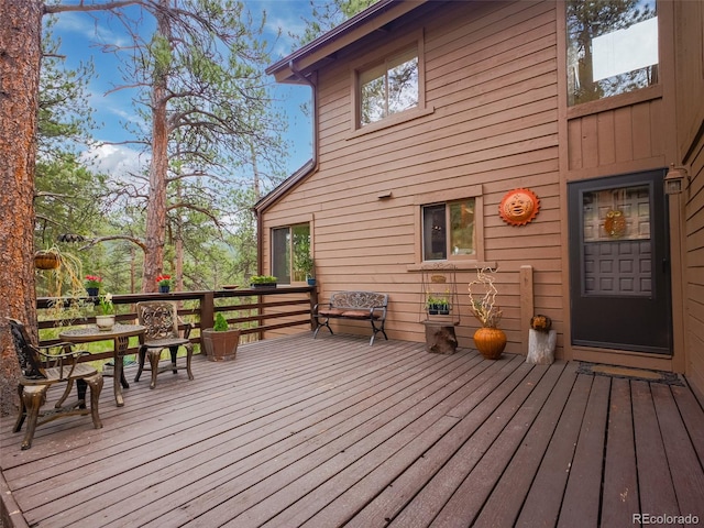 view of deck