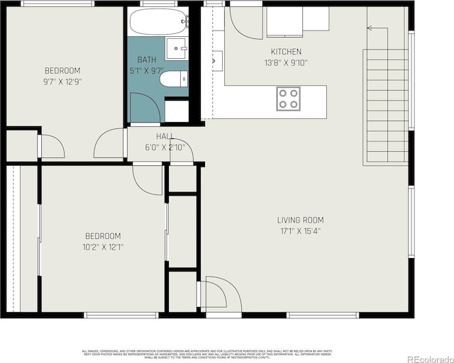 1111 Monroe St, Denver, CO 80206 - property floor plan