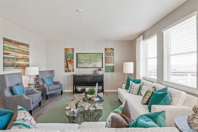18150 Coppermallow Trl, Parker, CO 80134 - living area with wood finished floors