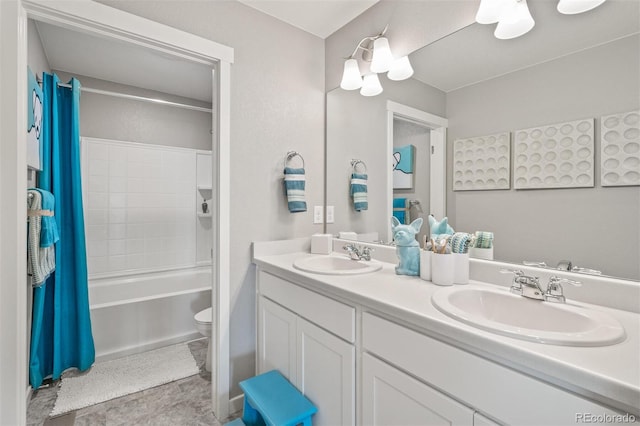 18150 Coppermallow Trl, Parker, CO 80134 - bathroom with double vanity and shower / tub combo