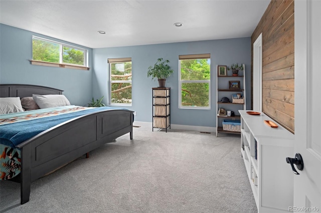 8764 W 95th Ave, Broomfield, CO 80021 - carpeted bedroom with baseboards and wooden walls