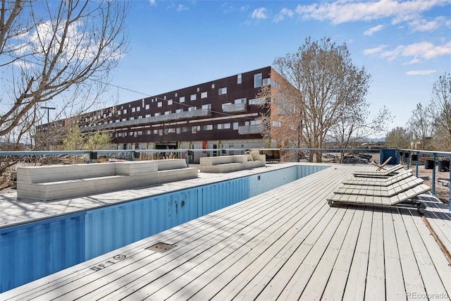 view of pool