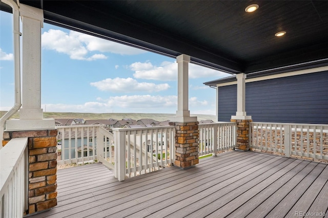 view of deck