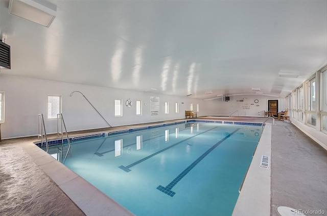 view of indoor community pool
