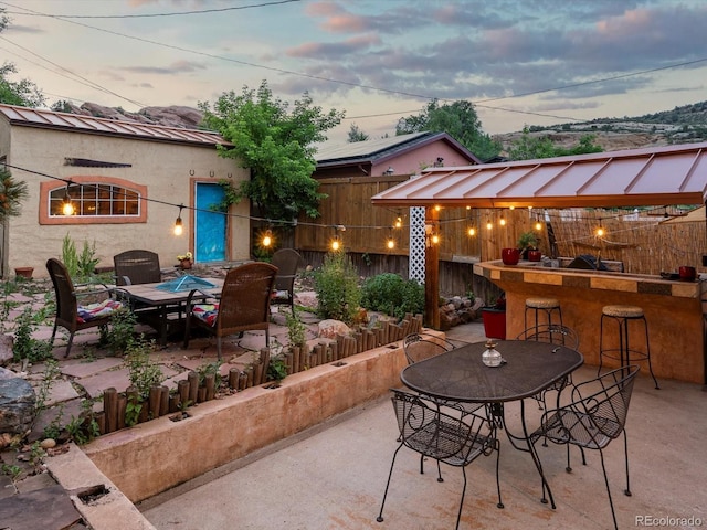 109 Bear Creek Ln, Morrison, CO 80465 - fenced backyard with a patio