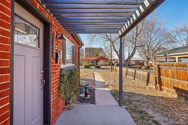 view of patio