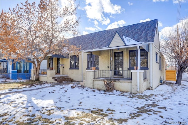 bungalow-style home featuring a porch