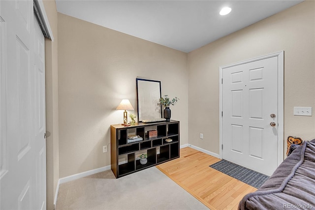 22801 E Briarwood Pl, Aurora, CO 80016 - foyer with baseboards and recessed lighting