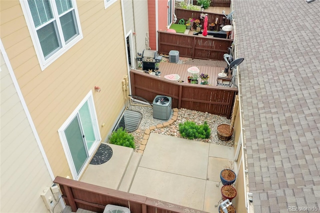 22801 E Briarwood Pl, Aurora, CO 80016 - view of patio with grilling area and a deck