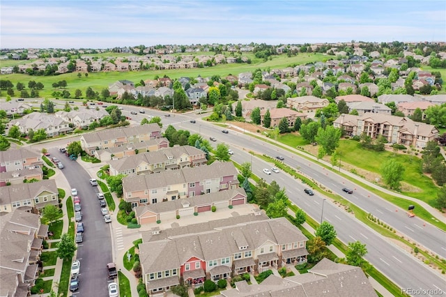 22801 E Briarwood Pl, Aurora, CO 80016 - aerial perspective of suburban area featuring a golf course