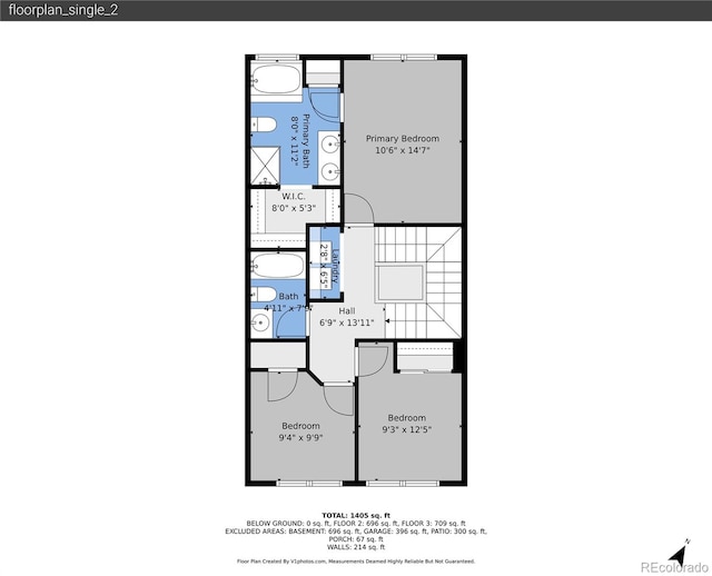22801 E Briarwood Pl, Aurora, CO 80016 - view of floor plan / room layout