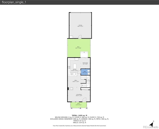 22801 E Briarwood Pl, Aurora, CO 80016 - view of floor plan / room layout