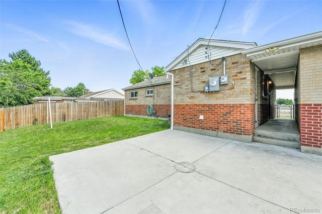 2441 E 93rd Pl, Thornton, CO 80229 - back of house with brick siding and a patio