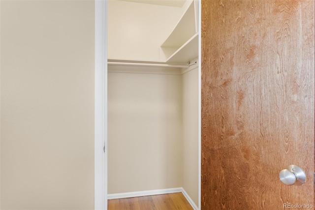 view of closet