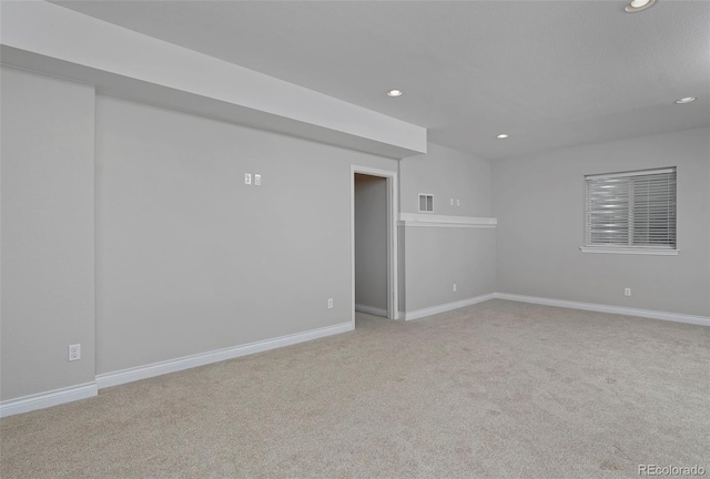 2500 Lexington St, Lafayette, CO 80026 - unfurnished room featuring recessed lighting, light colored carpet, and baseboards