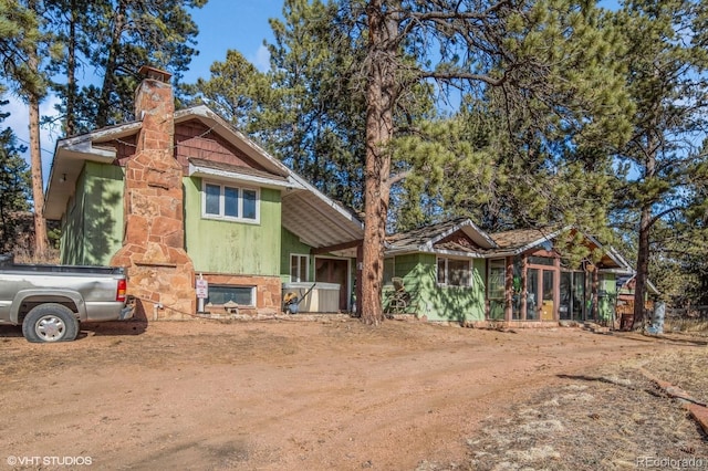 view of front of home