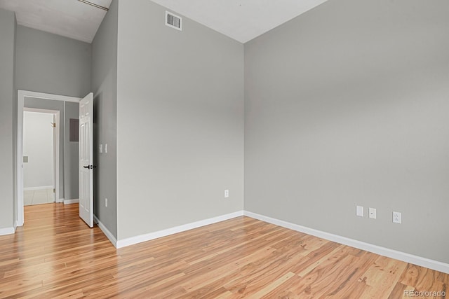1780 N Washington St Unit 405, Denver, CO 80203 - unfurnished room with light wood finished floors and baseboards