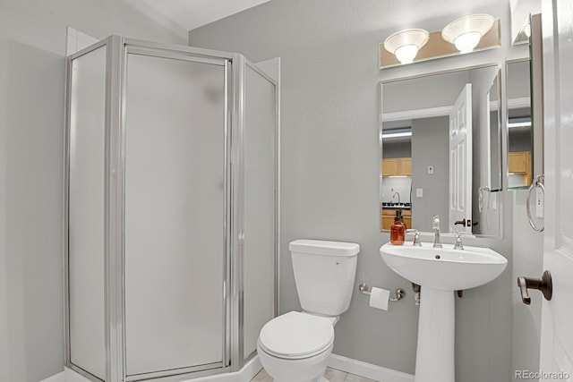 1780 N Washington St Unit 405, Denver, CO 80203 - full bath featuring a shower stall, toilet, and a sink