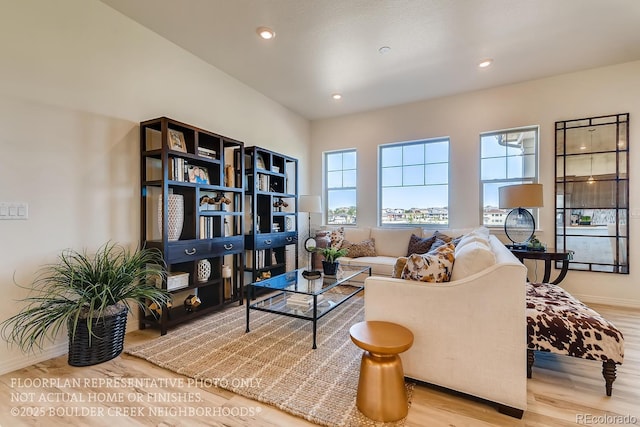 935 W 128th Pl, Westminster, CO 80234 - living room with wood finished floors and recessed lighting