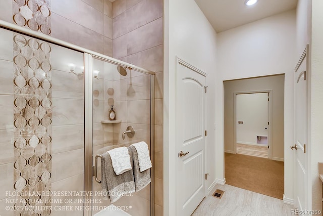 935 W 128th Pl, Westminster, CO 80234 - full bath with a stall shower and recessed lighting