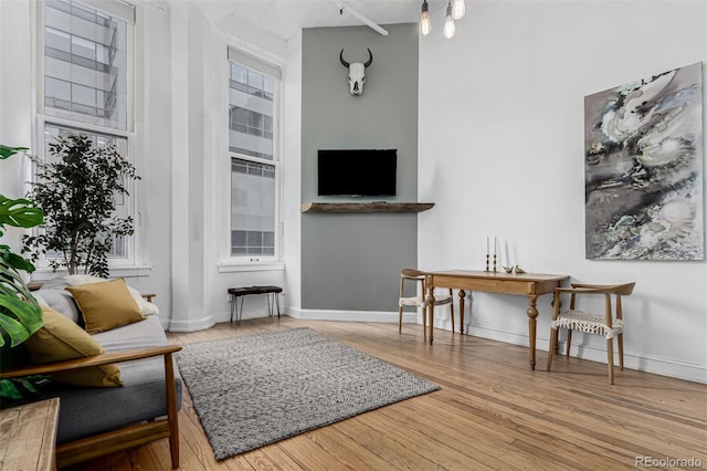 720 16th St Unit 311, Denver, CO 80202 - living area with wood finished floors and baseboards