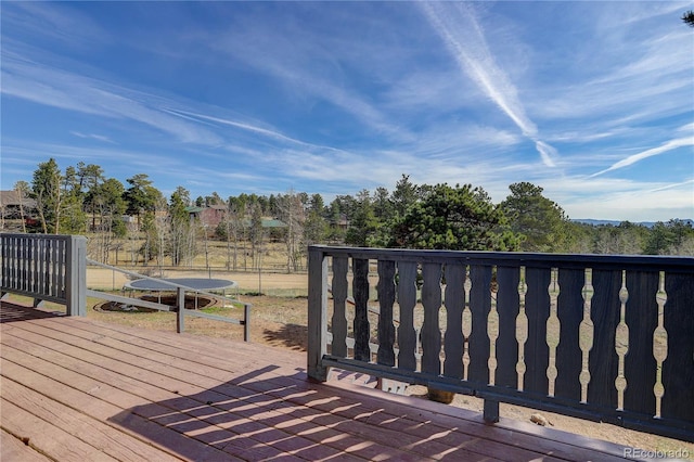 952 Burland Dr, Bailey, CO 80421 - view of wooden deck