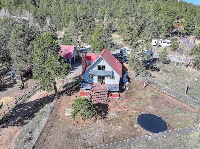 952 Burland Dr, Bailey, CO 80421 - view of subject property featuring a heavily wooded area