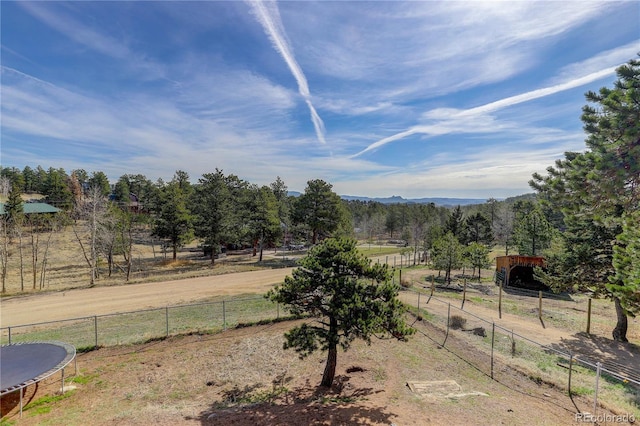 952 Burland Dr, Bailey, CO 80421 - view of yard with a view of rural / pastoral area, a mountain view, and an outdoor structure