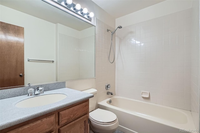 20596 E Shefield Ct, Parker, CO 80138 - bathroom featuring vanity and shower / tub combination