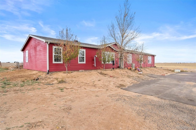 view of ranch-style house