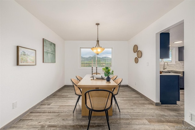 6005 S Vivian St, Littleton, CO 80127 - dining area with plenty of natural light and light wood-style floors