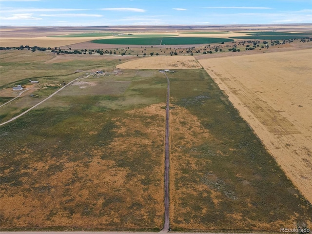 69501 E 72nd Ave, Byers, CO 80103 - aerial view of property's location with rural landscape