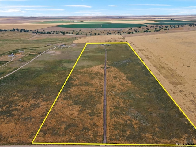 69501 E 72nd Ave, Byers, CO 80103 - view of rural area featuring property parcel outlined