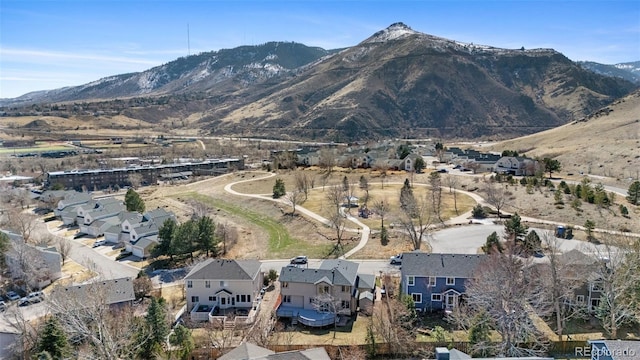 mountain view featuring a residential view