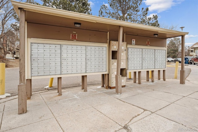 view of community featuring mail area